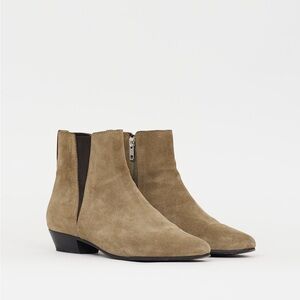 Isabel Marant Étoile
Khaki Green Suede Patsha Ankle Boot Size 40